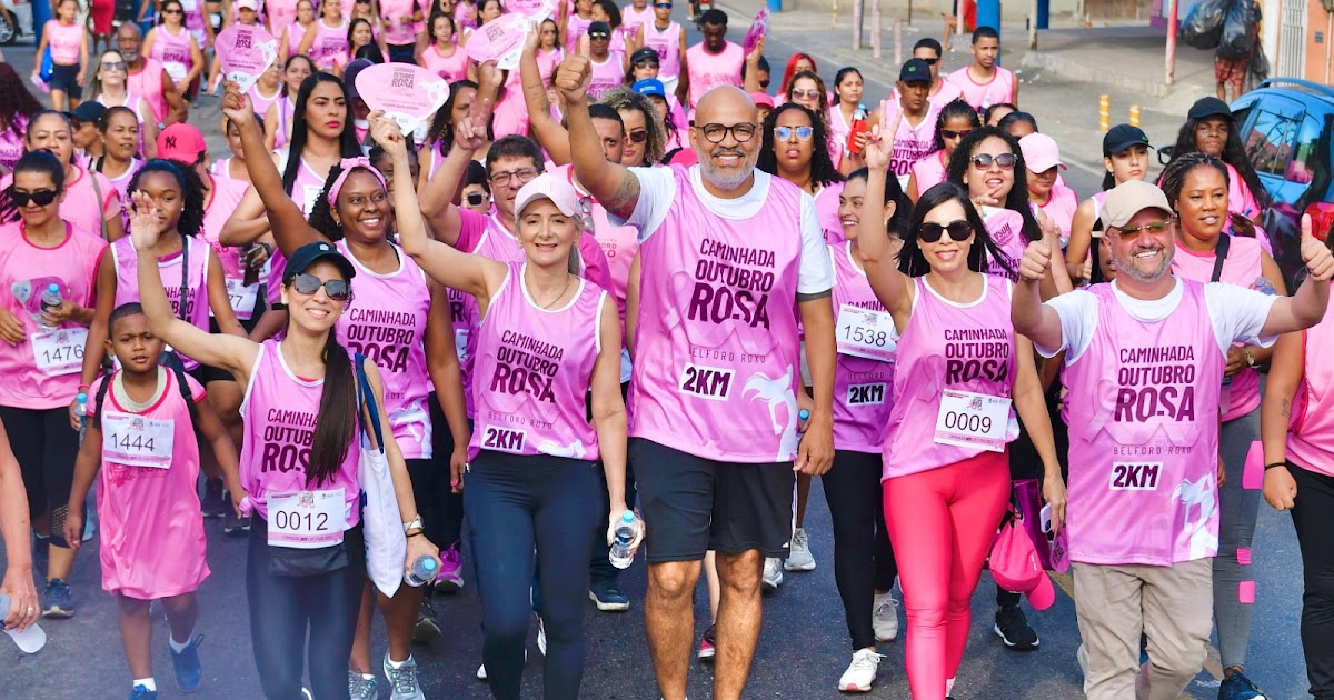 Belford Roxo abre inscrições para caminhada e prepara grande ação social do Outubro Rosa