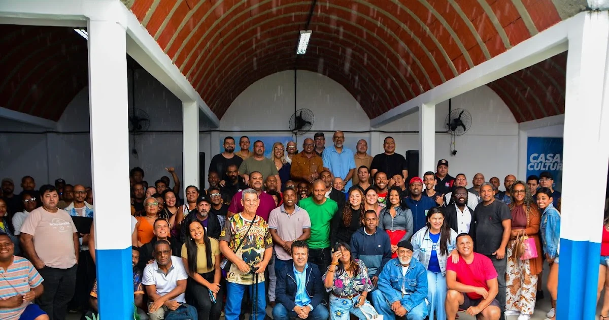 Reunião sobre os editais da PNAB Ciclo 2 na Casa da Cultura em Belford Roxo