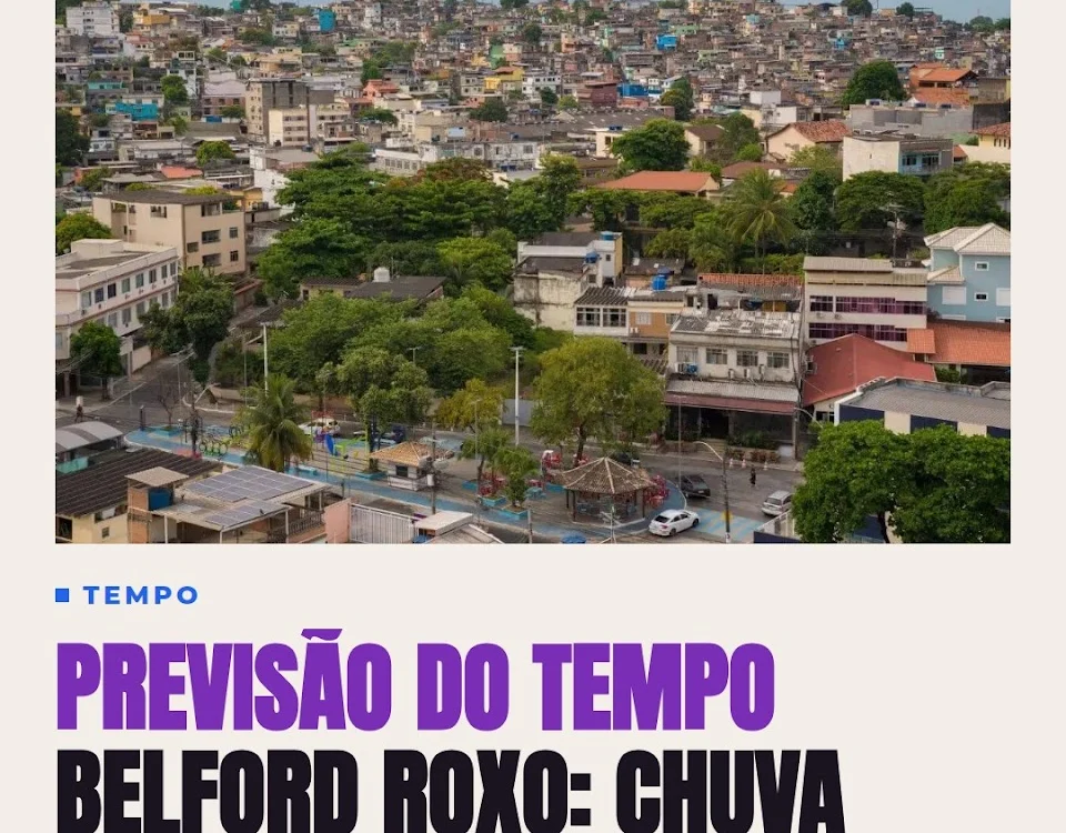 Céu com nuvens e sol em Belford Roxo durante o feriadão de Finados